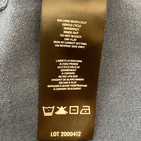 Buffalo David Bitton Women's Cold Shoulder Cowl Neck Top LG Blue 90s - Picture 7 of 7